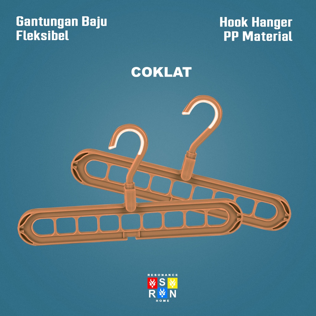 Gantungan Baju Fleksibel / Flexible Hanger / Resonance Home