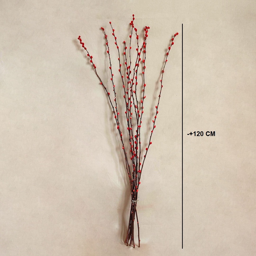 (9pcs) 120cm Dried Pussy Willow LARGE 2023 Bunga Imlek Dekorasi Chinese New Year Decoration CNY Bunga Kering Bunga Asli Dekorasi Hiasan Pajangan Imlek Dekor