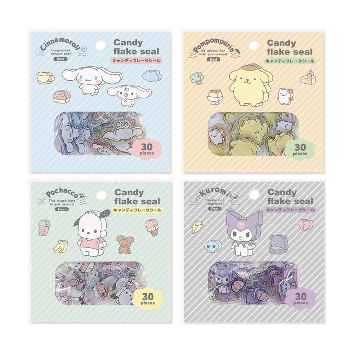 

Stiker M-Plan Sticker Flakes Sanrio Stiker Candy Flake Seal Limited Edition