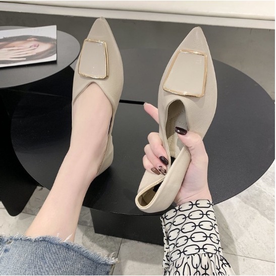 Sepatu Import sepatu wanita import model terbaru kekinian A906 flat shoes sepatu santai