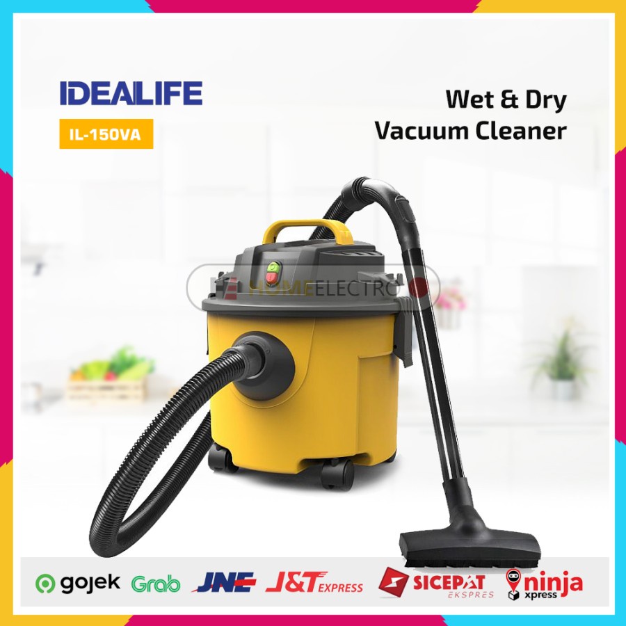 IDEALIFE IL-150VA Wet &amp; Dry Vacuum Cleaner - Penyedot Debu 16L