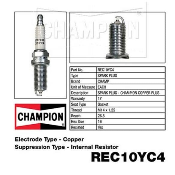 Busi CHAMPION REC10YC4 | Hyundai All New Tucson / TOYOTA INNOVA 2000CC