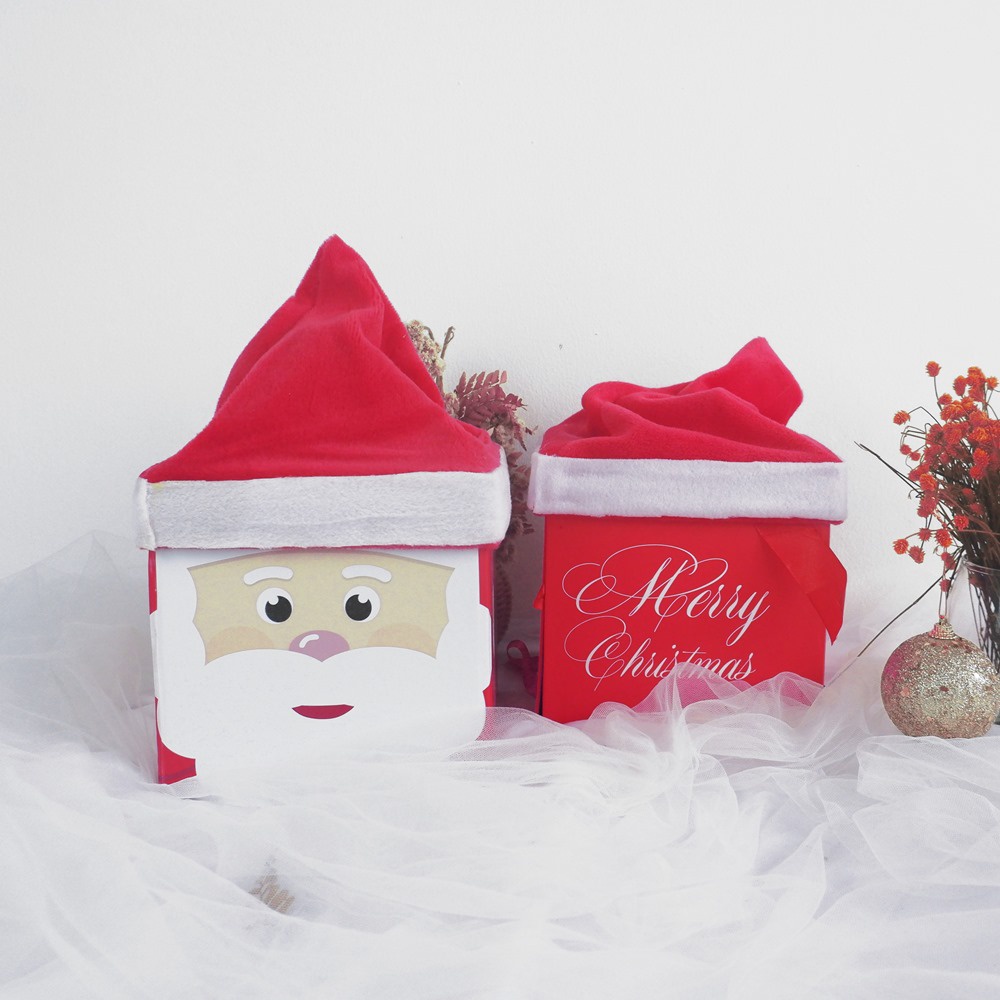 

READY Box Natal / Box Merry Christmas - Staco Box 15x15x7 - 2 Susun