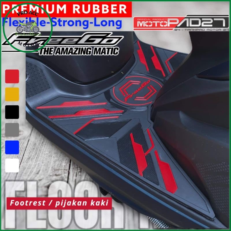Karpet Freego 125 New Karpet alas pijakan kaki Freego 125 Bordes New Freego 125 Stepfloor Yamaha Freego 125 2022 (BISA COD)