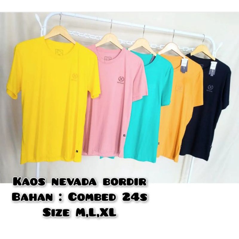 NEVADA KAOS NEVADA BRANDED MATAHARI KAOS POLOS BORDIR