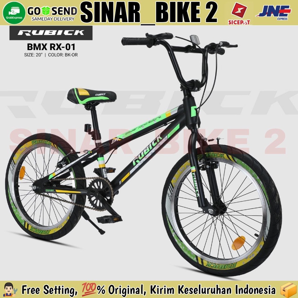 Sepeda Anak Laki Laki 20 Inch BMX RUBICK RX-01 Ban Warna