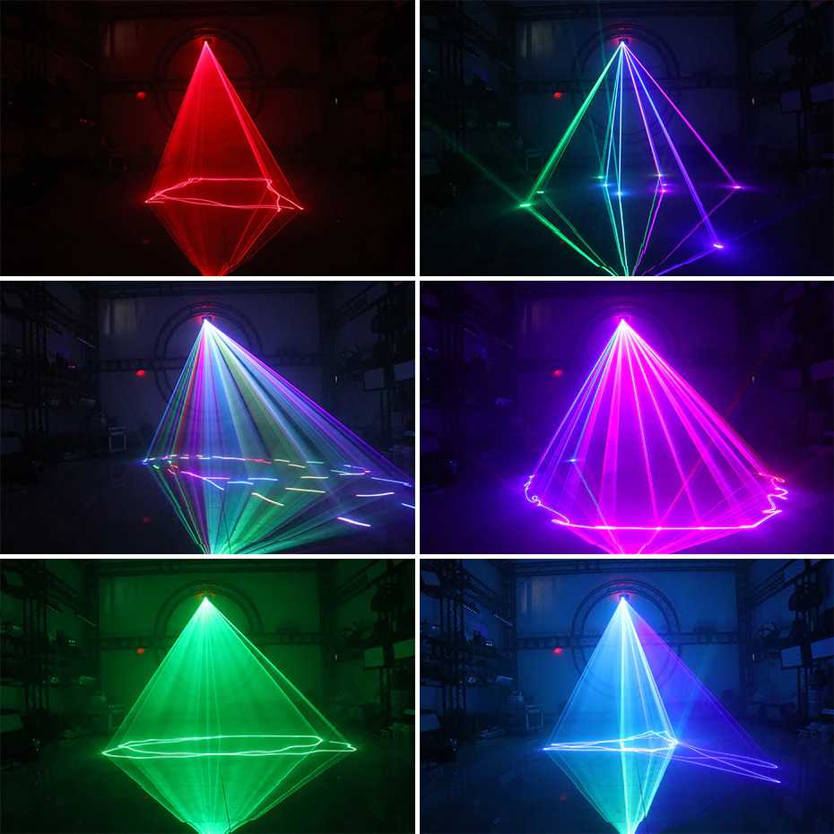 Alien Lampu Sorot Panggung Disco Beam Laser RGB DMX 500mW - SLP-RGB500