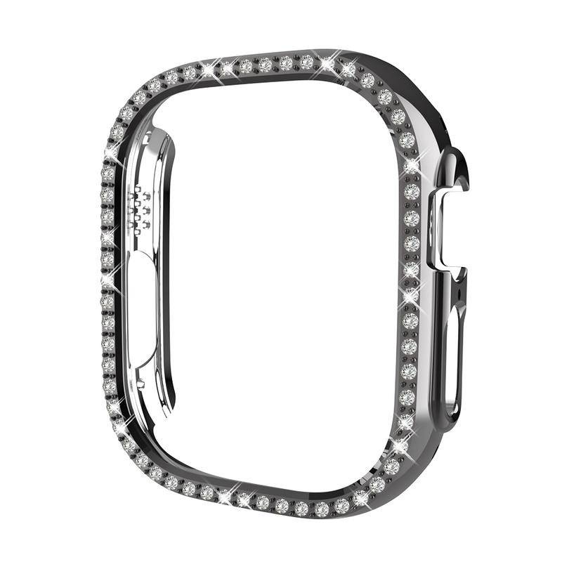 Diamond Casing Pelindung Untuk Apple Watch Ultra 49mm PC Bumper Untuk iWatch Ultra 49mm Pelindung Layar Case