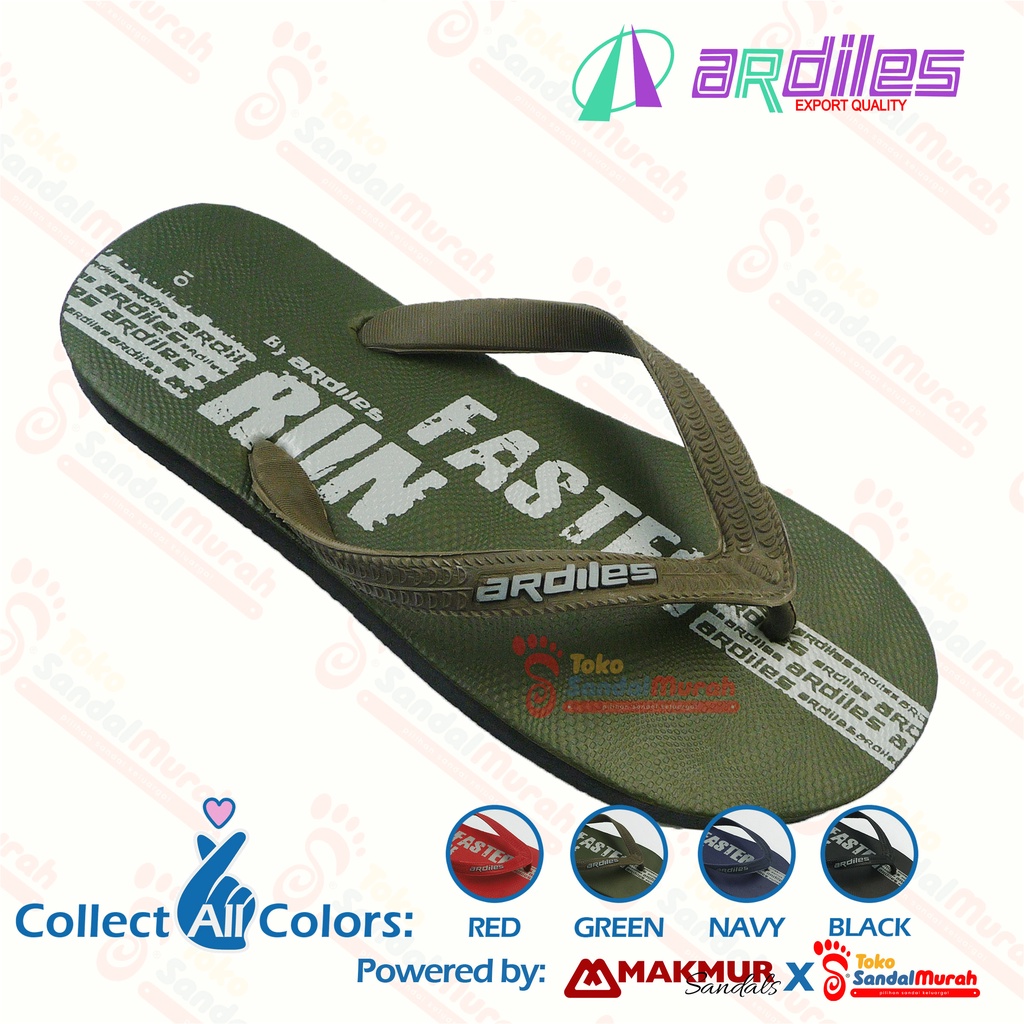 Toko Sendal Murah - Sandal Jepit Laki - Laki Dewasa / Sandal Jepit Karet Nyaman / Sandal Jepit Original / Sandal Jepit Ardiles Ronal [Toko Sendal Murah M 09 Ardiles Ronal]