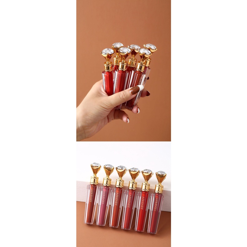 MC-1042 LAMEILA Lip Glaze Lipstik Pelembab Tahan Lama Lip Gloss Pewarna