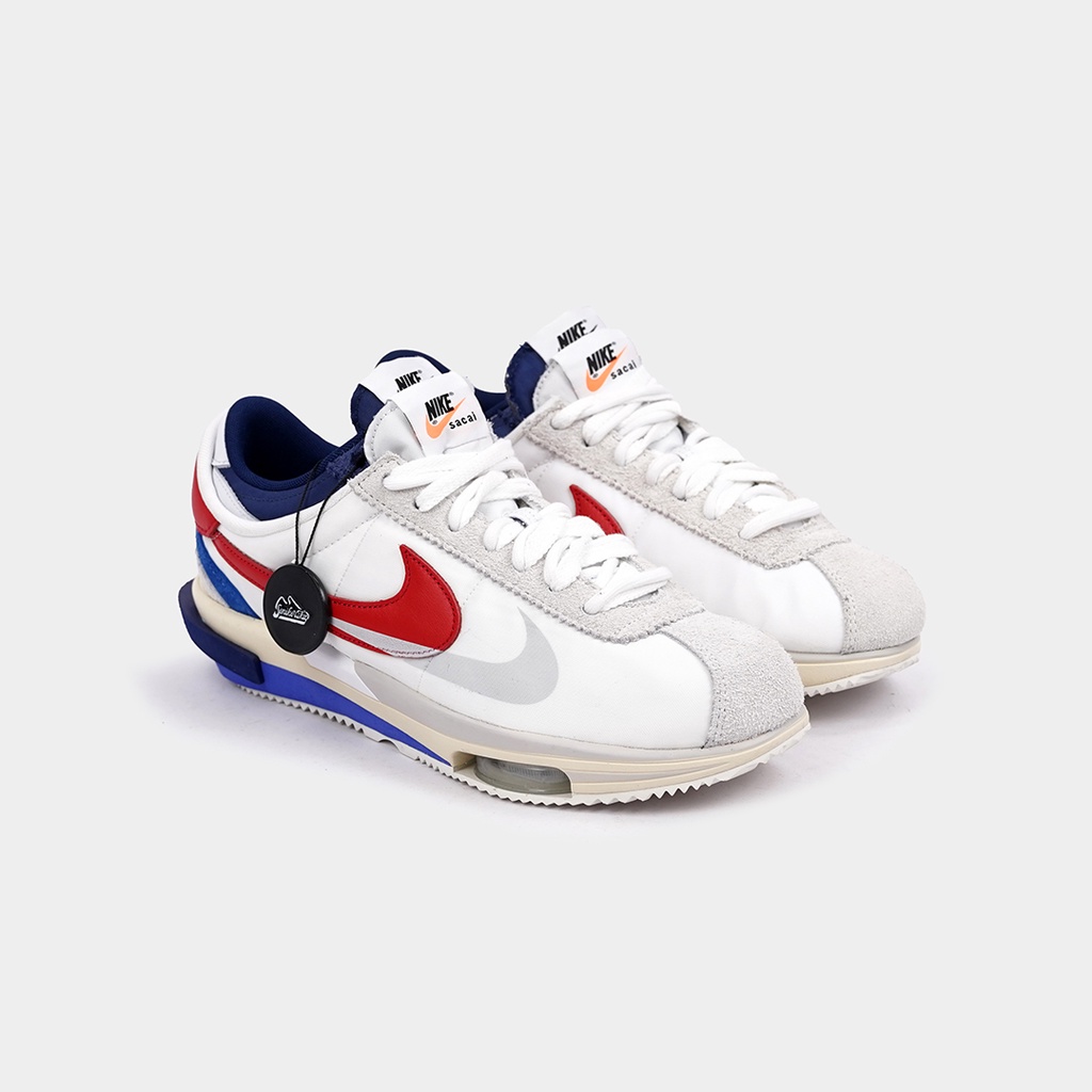 Cortez Sacai White University Red Blue