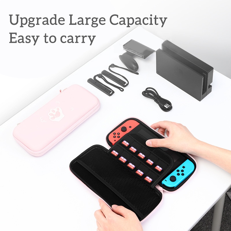 Tas Cangkang Keras Portabel Lucu Untuk Nintend Switch Konsol Nintendoswitch Tahan Lama Nitendo Case Untuk NS Nintendo Switch Aksesoris