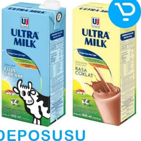 

COD✔️ SUSU UHT ULTRAMILK ULTRA MILK 1L