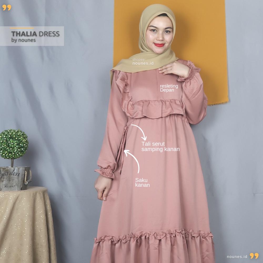Nounes Thalia Plain Dress matt Maxmara Lux M L LD 98 104