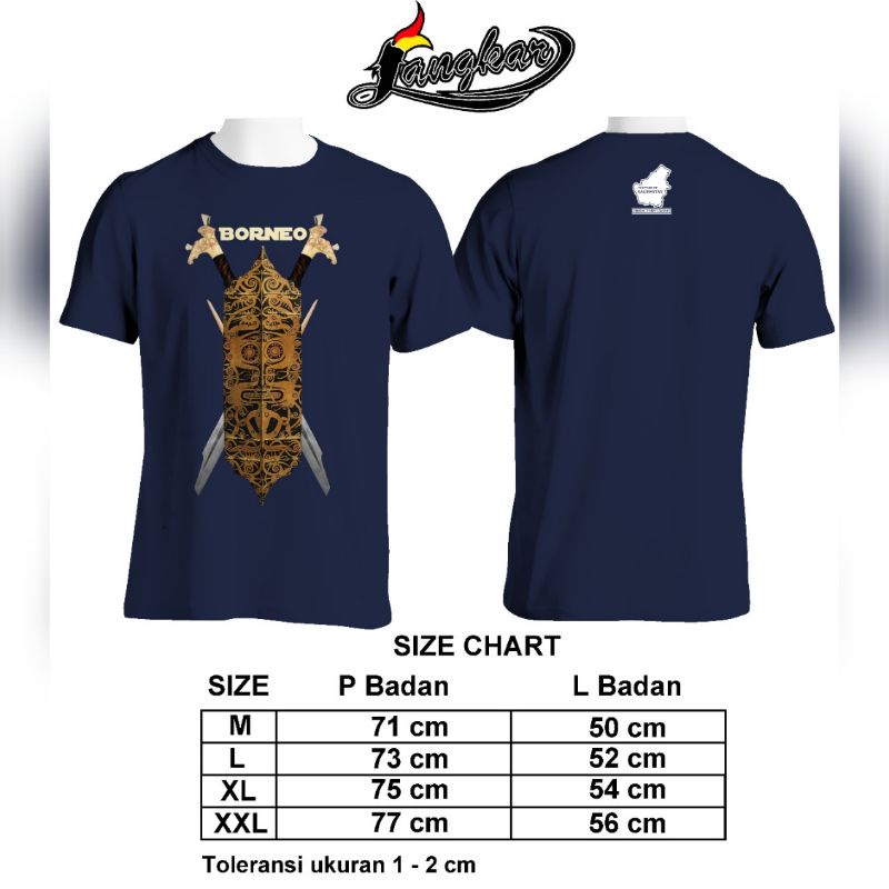 Baju Kaos Motif Suku Dayak Motif Khas Dayak Distro Kalimantan