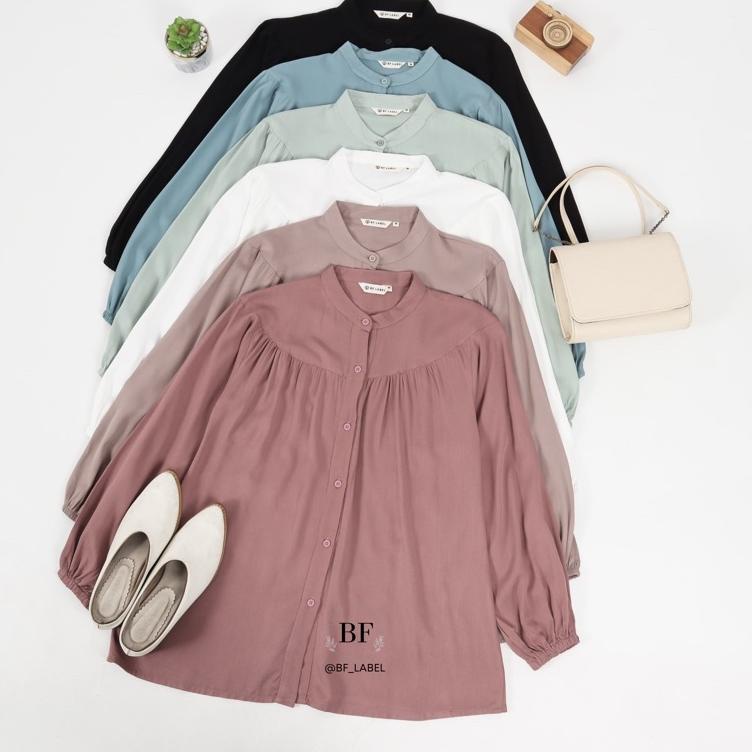 Chekout Lalisa Top | Kemeja Rayon Twill Kemeja Basic Murah by BF Label @bf_label