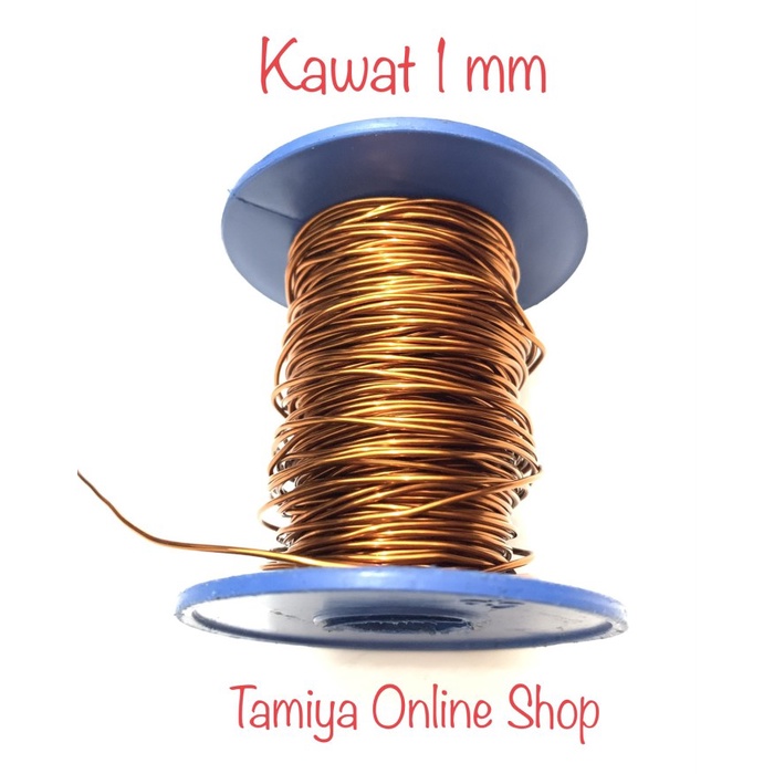 Kawat Email Tembaga 1 mm Copper Wire 1 mm Original Tembaga per Meter