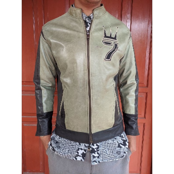 jaket kulit vintage damani dada