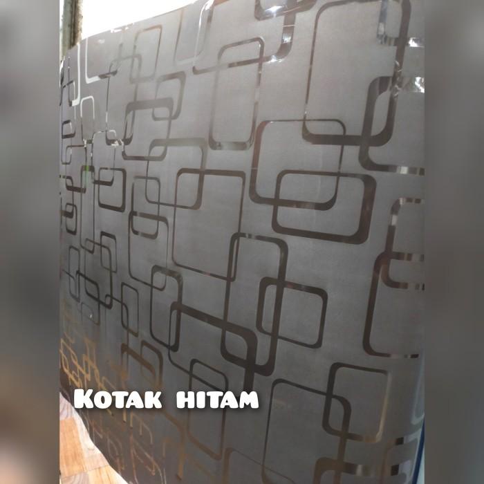 Fiber Pagar Plastik Penutup Pagar Motif Minimalis 011