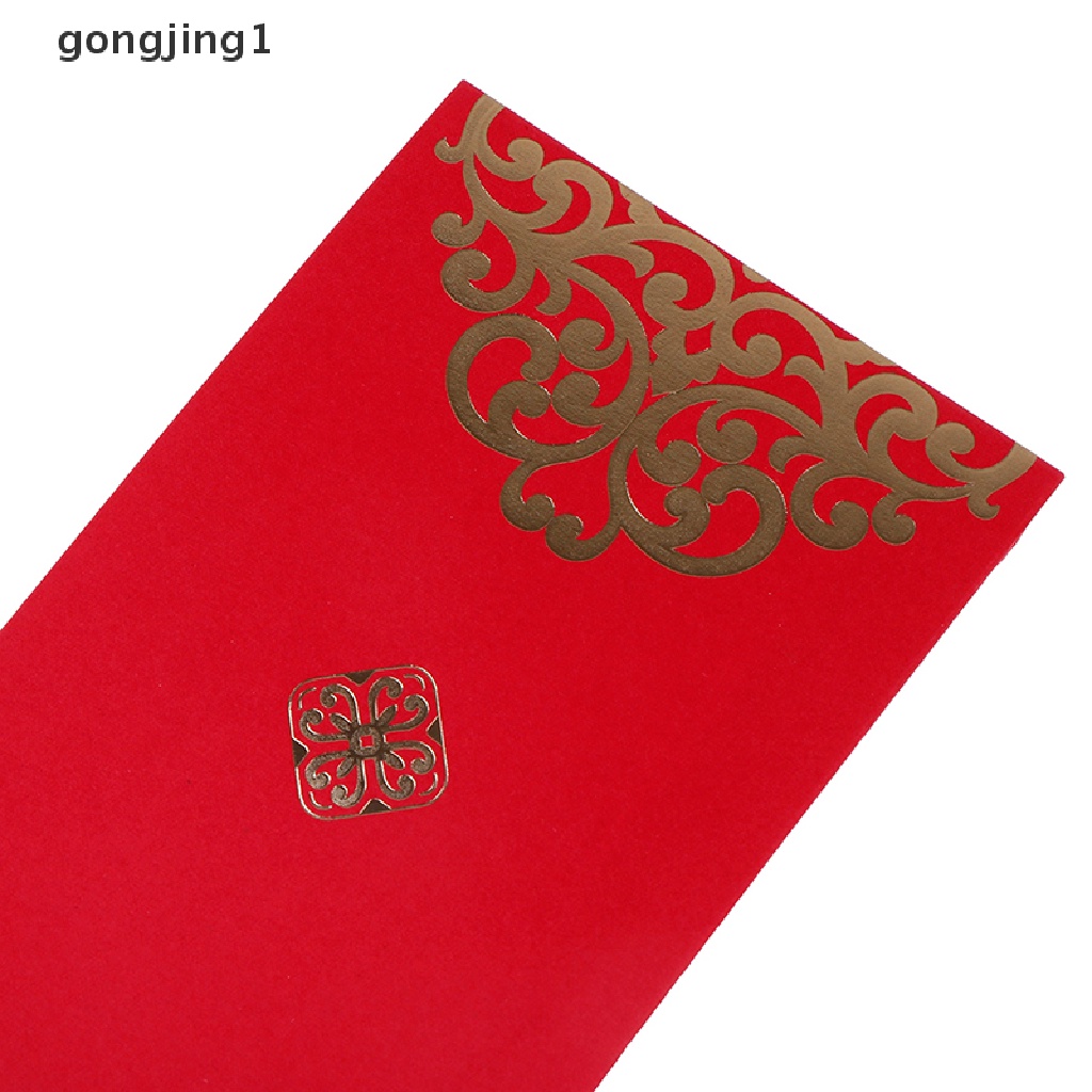 Ggg 10pcs New Year Wedding Amplop Merah Tahun Tikus Festival Musim Semi Imlek lucky bag ID