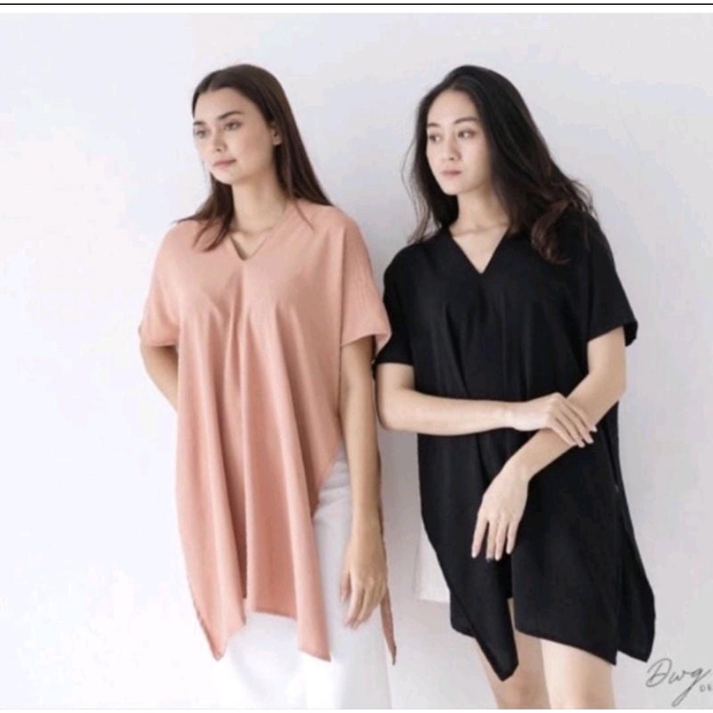 LANGSUNG KIRIM LONG SQUARE NAGITA | CRINKLE AIRFLOW | BLUS NAGITA ATASAN WANITA