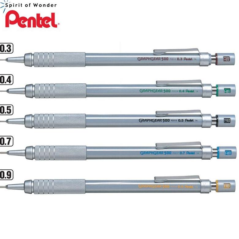 

PENTEL GRAPH GEAR 500 DRAFTING PENCIL 0.3 /0.5 / 0.7 / 0.9 MM TERLARISS...,,,,,