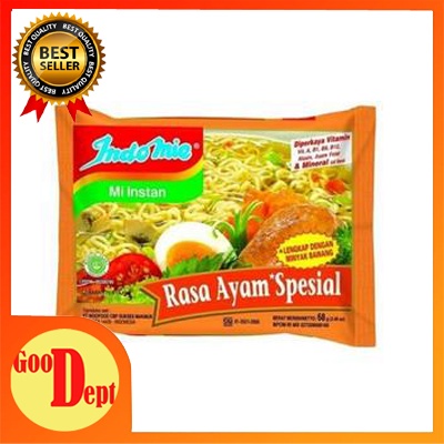 

Indomie Kuah Ayam Spesial 68 Gram/Mie Instan