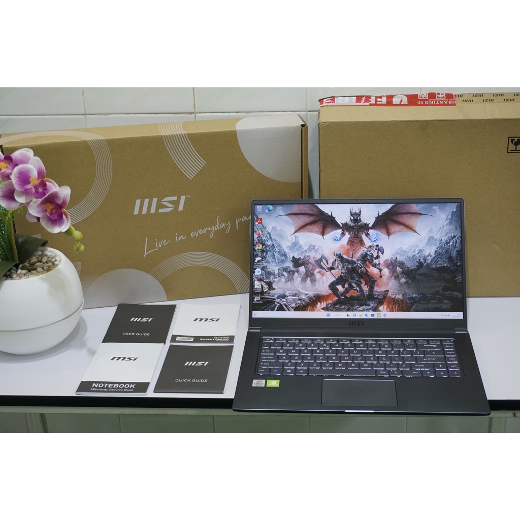 Jual MSI Modern 15 A10RBS Core I5 Gen 10 Nvidia MX 350 Ultra Slim