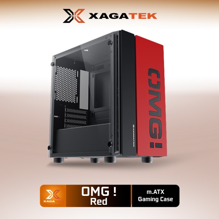 Casing Xigmatek OMG Black - Casing komputer Xigmatek