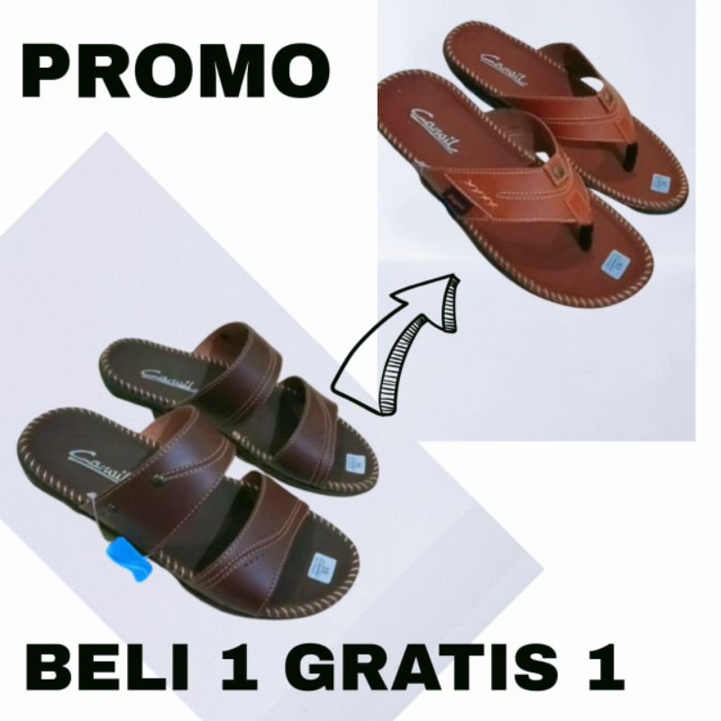 Sandal Carvil Japit pria / Sandal Casual Pria / Sandal slop PRIA / Sandal Slide Terbaru CARVIL