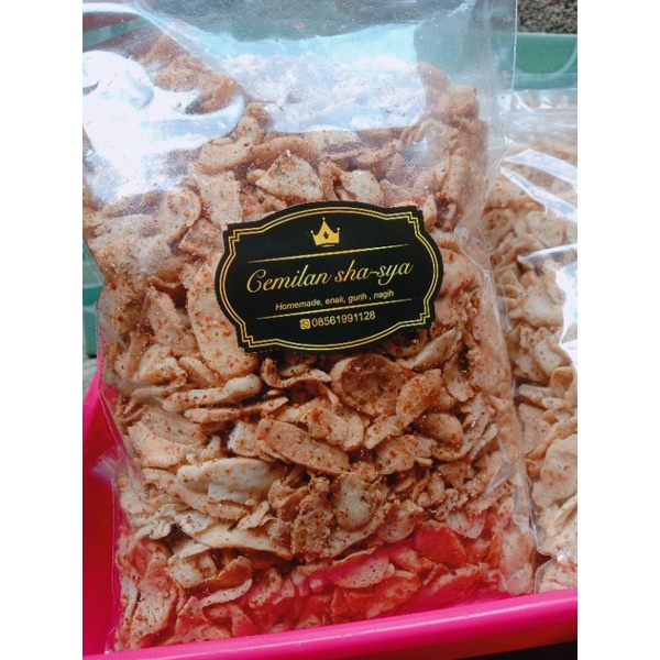 

basreng pedas daun jeruk 1 kg