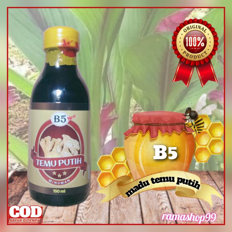 Madu Curcuma Alba B5/Madu Temu Putih/Madu Kunyit Putih Atasi Kanker dan Penyakit Paru-Paru