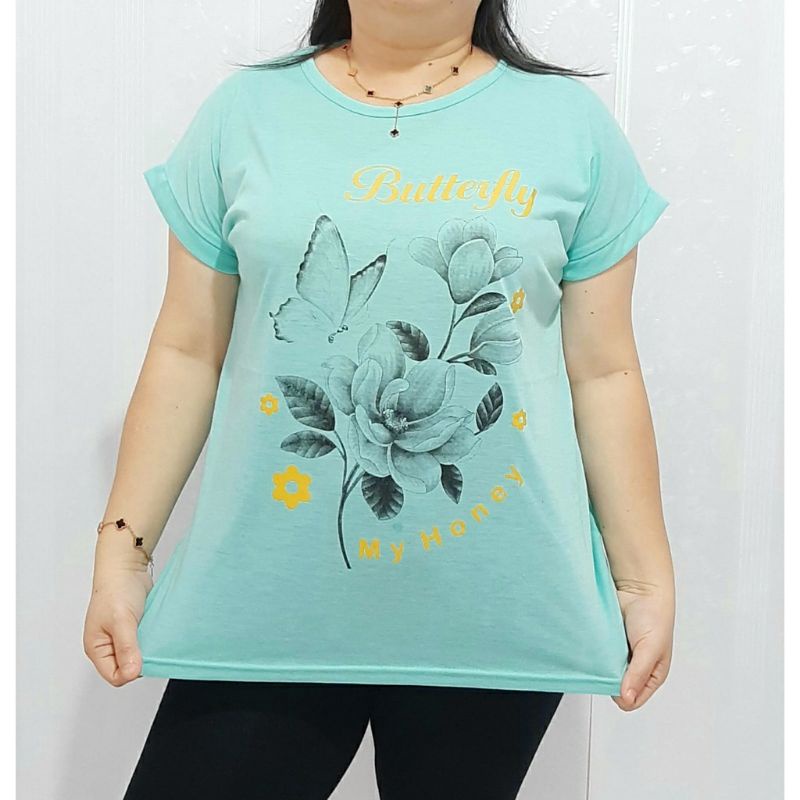 KAOS JUMBO WANITA LD BESAR 70KG UP