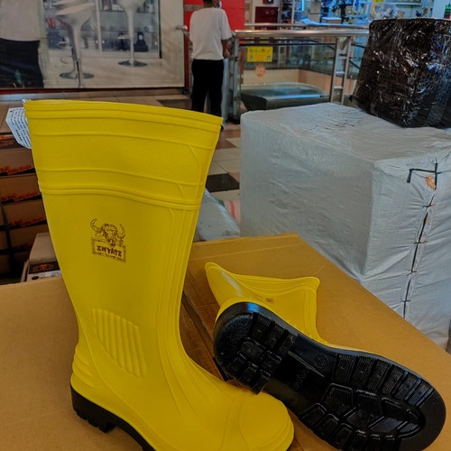 Sepatu Boot Safety Wayna INYATI - Boot Kuning