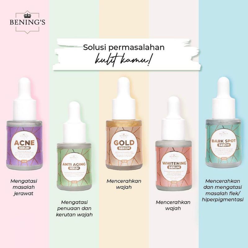 SERUM BENINGS SKINCARE by dr Oky (Benings clinic)