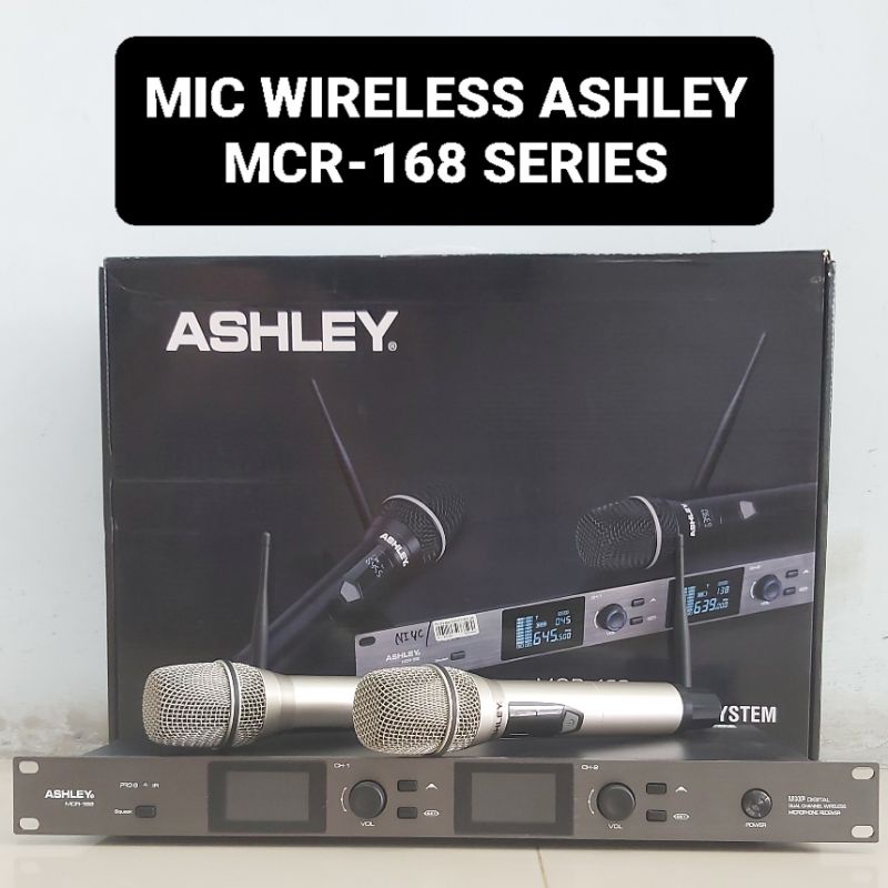 ASHLEY Mic Wireless MCR 168 Series 2 Mic Digital Asley