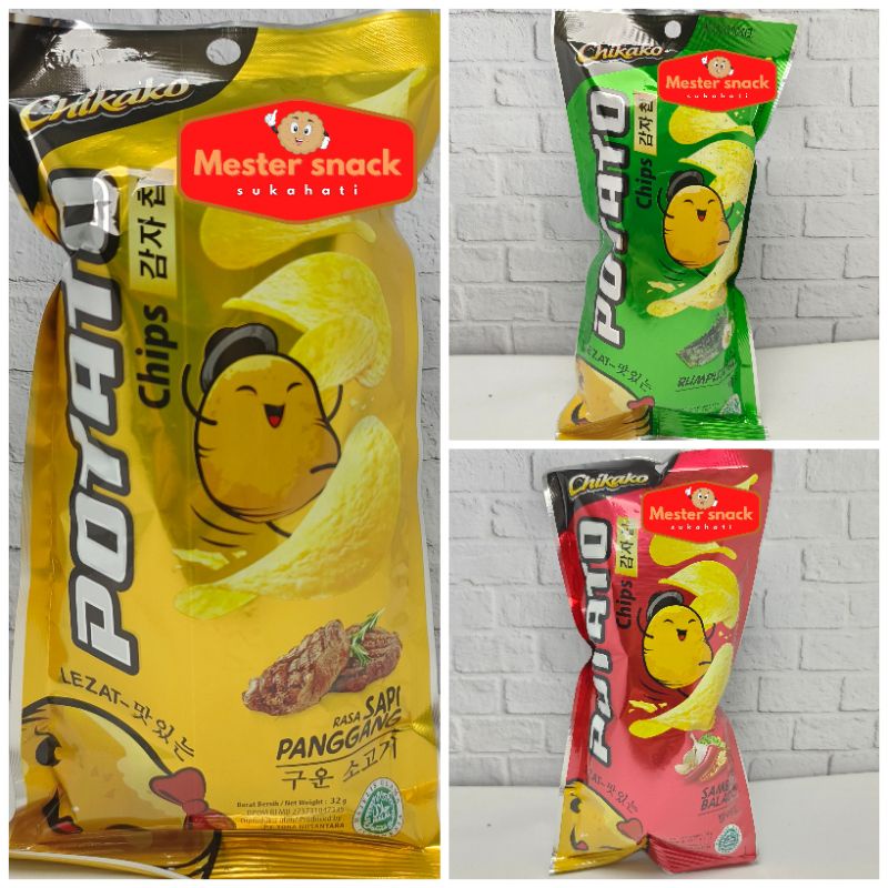 Chikako Potato Chips | Chikako | Snack | Keripik Kentang | Keripik Kentang Balado