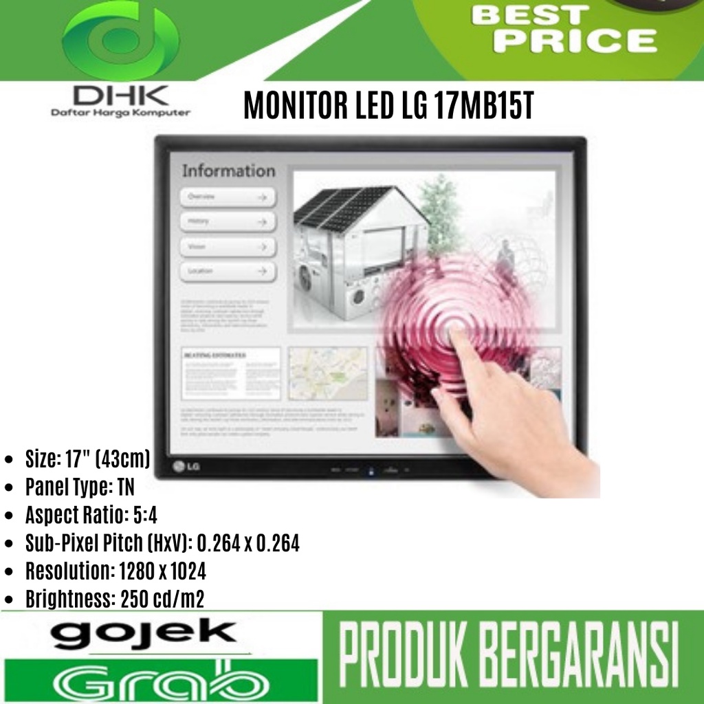 LG LED Touchscreen 17&quot; 17MB15T