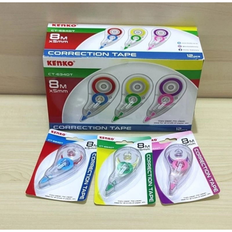 

Correction tape kenko ct-634dt