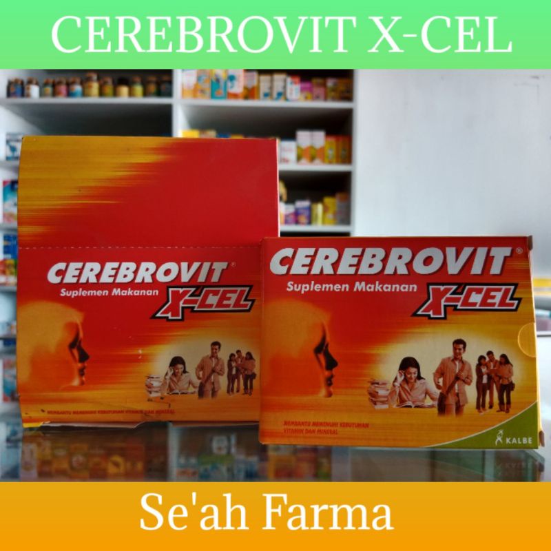 Cerebrovit X-cel // Suplemen makanan nutrisi otak dan daya ingat