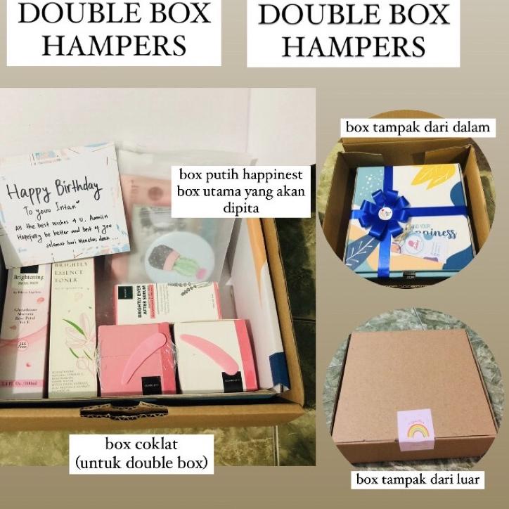 

(N6)W㊛) (1KG) HAMPERS BOX / GIFT BOX / KADO / LEBARAN / ULANG TAHUN / SCARLETT WHITENING (ORIGINAL 100%) kekinian