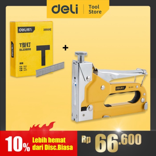 

Diskon Deli Paket Komplit Staples Tembak 3in1 Isi Ulang Model T isi 20.000 Limited