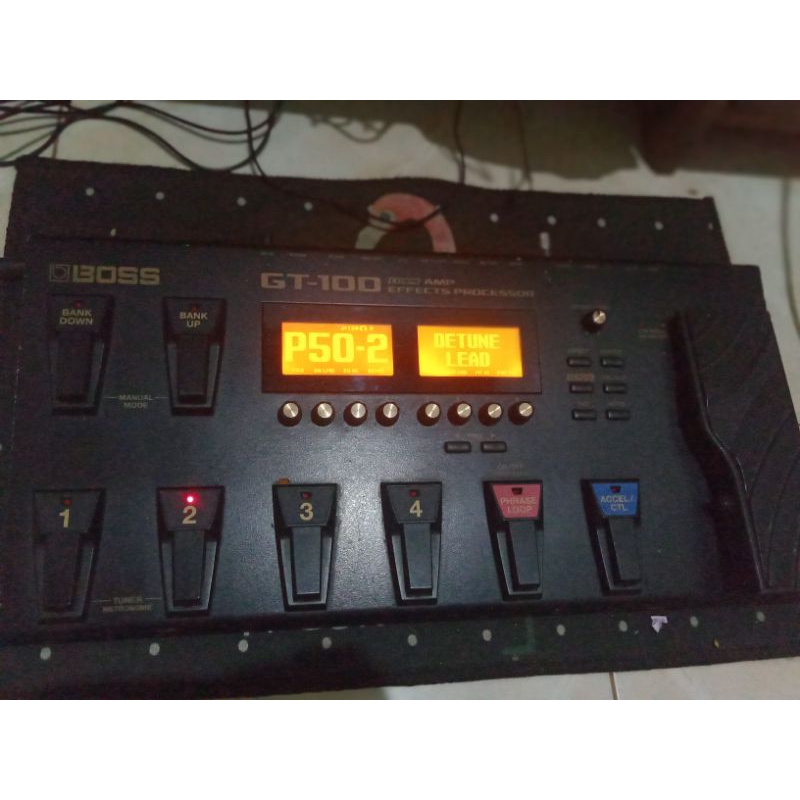 efek gitar boss gt 100