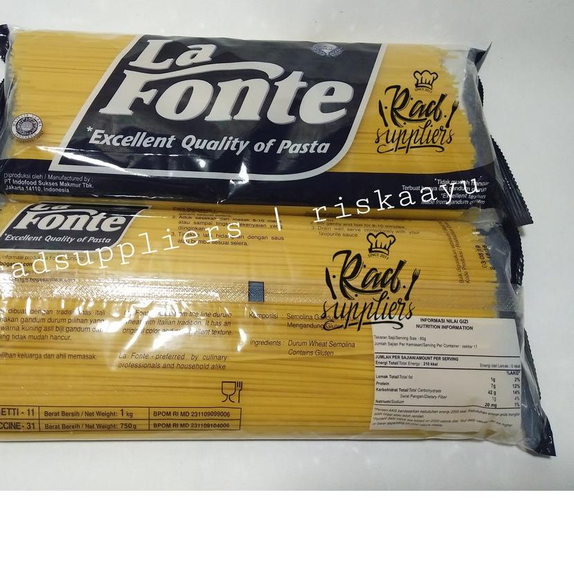 

EXCLUSIVE!La Fonte Spaghetti 1kg, Spaghetti La Fonte 1kg.. SPESIAL PRICE.... !|RA9