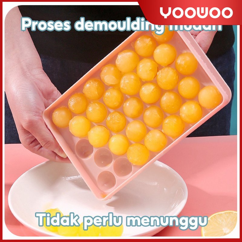 Cetakan es batu bulat / cetakan es 33grid dan 18grid / alat cetak puding / alat cetak jelly / ice cube / cetakan bentuk bola dan diamond