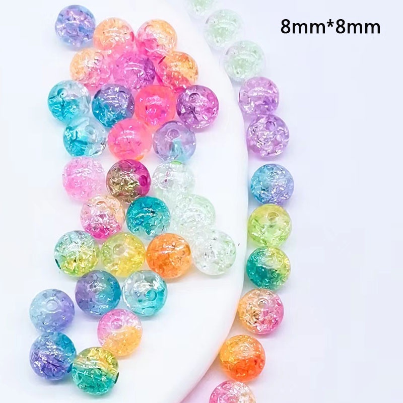 20pcs 8mm Manik-Manik Kresek Charms Spacer Finding Beads