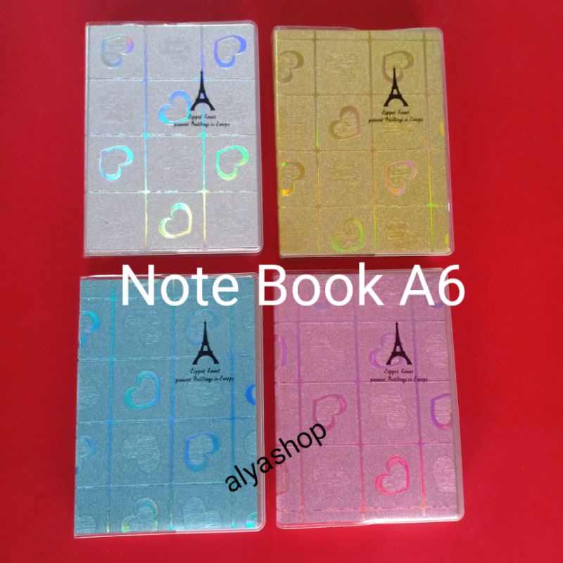 Note Book A6 Glitter