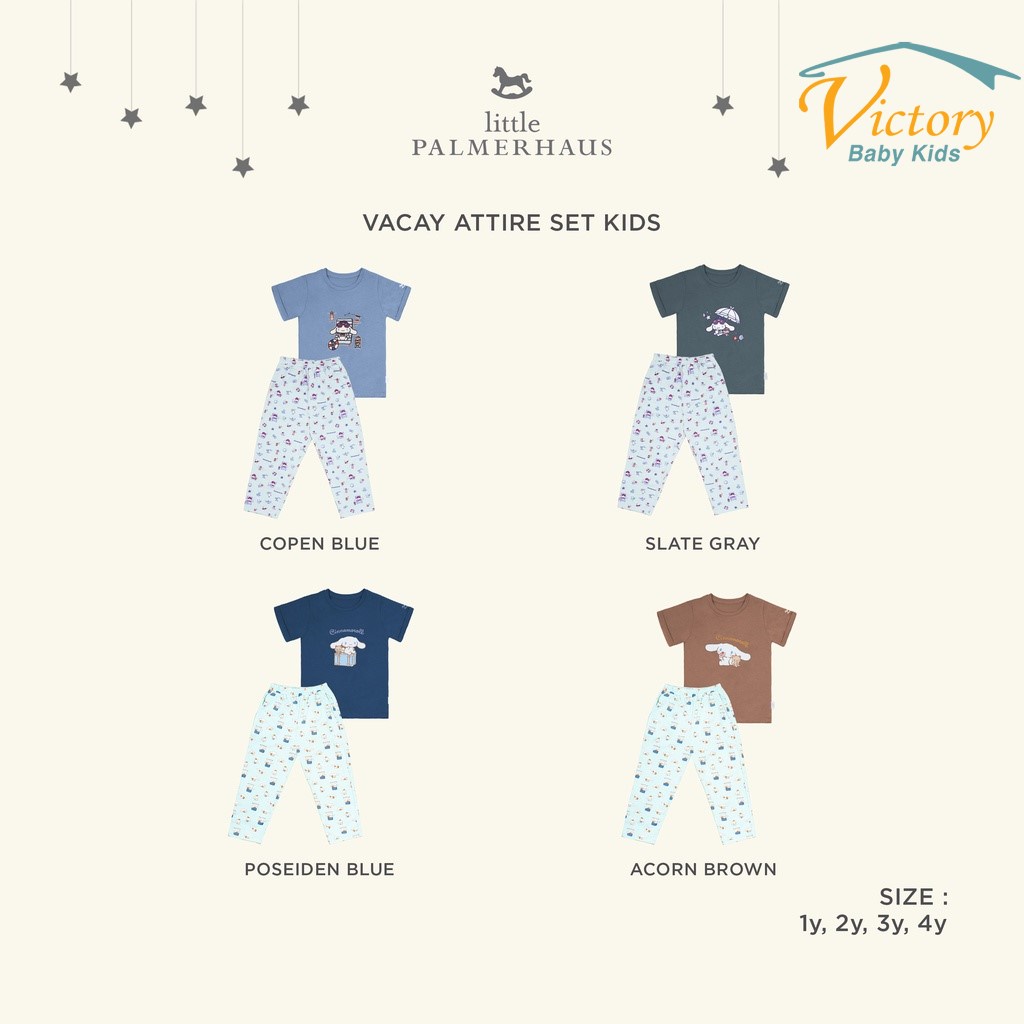 Little Palmerhaus - Cinnamoroll Vacay Attire Set Kids (Setelan Anak)