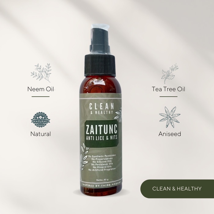 Saku Obat Kutu Rambut Alami - Zaitunc Obat Kutu (Kutu Rambut & Telur Kutu)