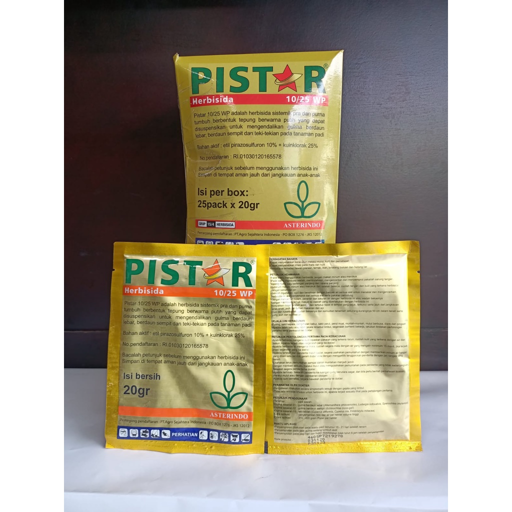 HERBISIDA PISTAR 20GR